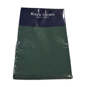 Ralph Lauren Table Linens 60" X 84" Oblong Green Chevron Pattern Home Essential - Picture 1 of 8