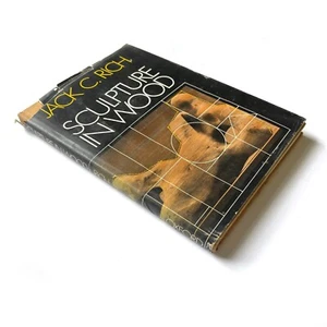 Sculpture in Wood Jack C. Rich Vintage 1970 First Edition HC with Dust Jacket - Picture 1 of 12