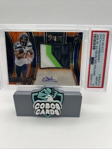 Pulsar Zach Charbonnet 2023 Select arancione fluo RPA PSA 8 - Foto 1 di 2