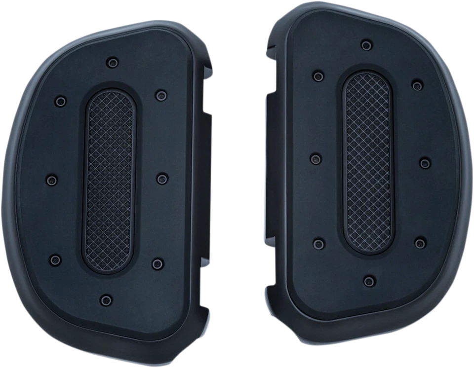 Tábuas de assoalho Kuryakyn 7044 indústria pesada pretas Harley Davidson Touring 1993-2023 - Imagem 1 de 1