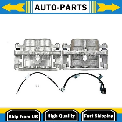 前刹车卡钳带软管驱动器乘客侧适合 2000 GMC Sierra 1500 — 第 1/4 张图片