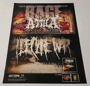 Attila "Rage" / I Declare War "Malevolence" Album Ad - Bild 1 von 1