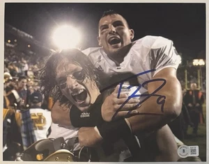 TOM ZBIKOWSKI Signed 8x10 Photo Notre Dame Fighting Irish Beckett COA - Picture 1 of 1
