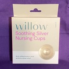 NEW WILLOW Soothing Silver Nursing Nipple Shield Cups  1 box- 2pk