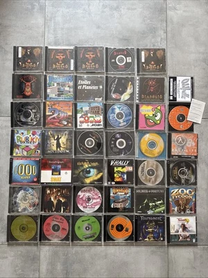 Lot 40 Cd Jeux Pc Vintage Rétro Game Gaming - Image 1 of 4