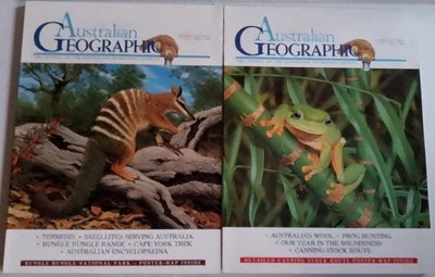 Australian Geographic Magazines 1989 2x Issues 13 & 15 + Inserts - Image 1 of 4