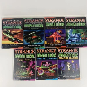 Strange Matter Books Lot of 7 Engle & Barnes 1990's Horror Paperback - Foto 1 di 10
