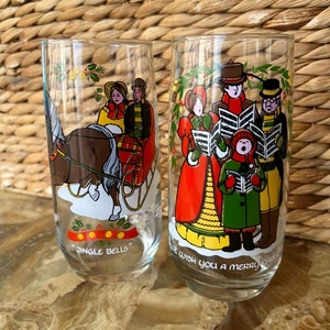 1984 Pepsi Christmas Collection "Jingle Bells" Drinking Glass’ - Picture 1 of 8