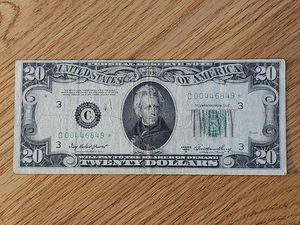 1950 A $20 "STAR NOTE" PHILADELPHIA DISTRICT C00446849* - Picture 1 of 5