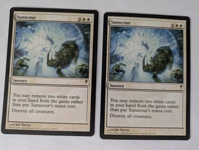 2 Sunscour Coldsnap MTG NM Free shipping with tracking - Image 1 of 2