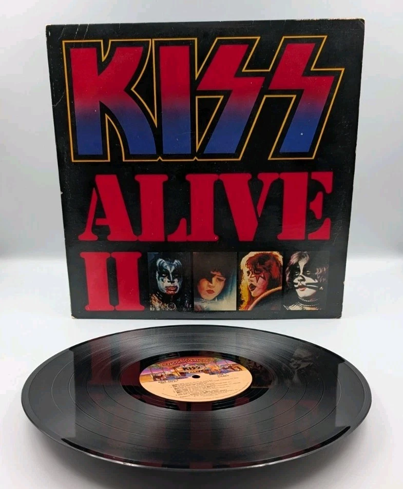 Kiss – Alive II 2xLP (1977 Casablanca NBLP 7076-2) VG Gatefold + Inserts Rare - Image 1 of 4