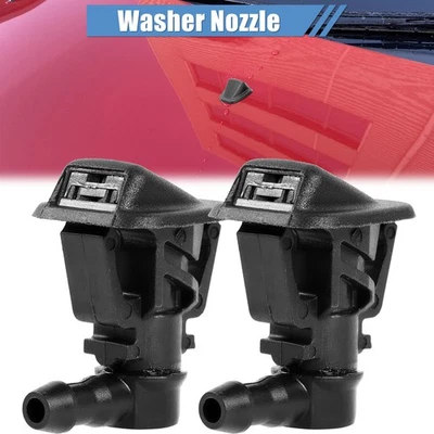 Front Windshield Wiper Washer Nozzles Spray Jet Pair For 13-17 Jeep Wrangler JK  Foto 1 de 4