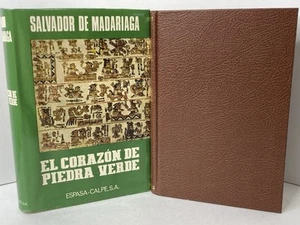El Corazon de Piedra Verde by Salvador de Madariaga HC/DJ 1981 Spanish Version - Picture 1 of 13