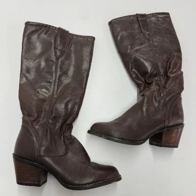 Durango Boots Womens Size 6M 14 Inch Brown Leather Cowboy Western DRD0073 - Image 1 of 4