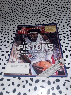 Revista Sports Illustrated 21 de junio de 2004 How Bout Those Pistons Ben Wallace Foto 1 de 4