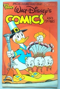 Walt Disney's Comics and Stories #546 ~ GLADSTONE 1990 ~ CARL BARKS Thanksgiving - Picture 1 of 2