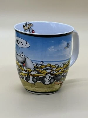 Hösti Kaffeebecher Moin Möwen Schaf Robbe Leuchtturm Becher Cartoon Neuwertige - Bild 1 von 4