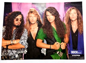 REVISTA STRYPER / MICHAEL SWEET WHOLE BAND PÁGINA COMPLETA PINUP RECORTE (3) - Imagen 1 de 2