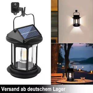 LED Solarleuchte Wandleuchte mit Bewegungsmelder USB Außenlampe Campinglampe DHL - Bild 1 von 12
