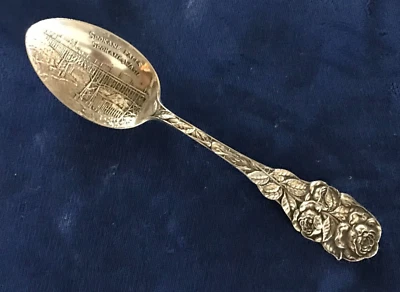 Spokane Falls Cuchara Watson Plata de Ley Floral Serie No. 7-1903 Foto 1 de 4