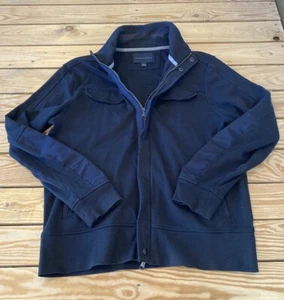 Banana Republic Men’s Full zip Jacket size M Black O7  - Picture 1 of 8