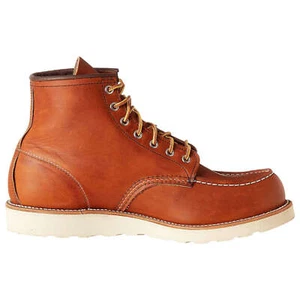 Red Wing Mens Boots 6 Inch Classic Moc Toe Casual Lace-Up Ankle Leather - Picture 1 of 17