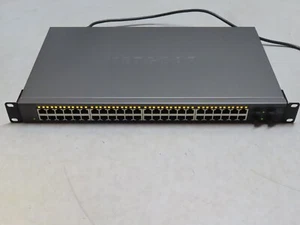 Netgear GS748T V4H1 48 Port 10/100/1000 4 Port SFP Smart Managed Switch - Picture 1 of 6