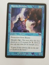 Riptide Biologist Magic the Gathering MTG Onslaught Blue Common
