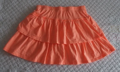 Falda Skort Crazy 8 Girls 10 12 Naranja Verano Primavera Otoño Niveles Usada en Excelente Condición Grande Foto 1 de 2