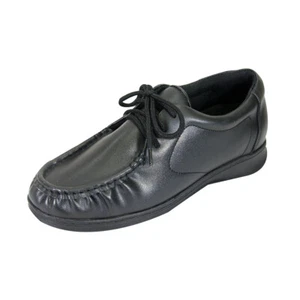 👟 24 HOUR COMFORT Harper Women's Wide Width Lace-Up Leather Walking Shoes 👟 - Picture 1 of 14
