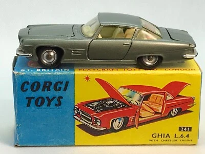 Vintage Corgi #241 Ghia L 6.4 With Chrysler Engine/Box - Image 1 of 4