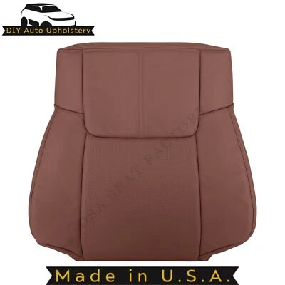 Cubierta de asiento superior del conductor marrón sillín para Jeep Commander XK 2006-2010 cuero sintético Foto 1 de 4