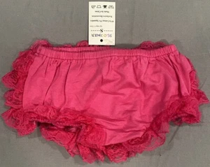 NWT Bloomers Baby Girls Diaper Cover S (6-12 months) Pink Ruffles Elastic Waist - Picture 1 of 3