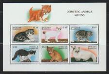 ANTIGUA & BARBUDA 1997 STAMP DOMESTIC ANIMALS KITTENS CATS SS MNH - ANT574