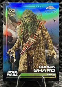 2024 Topps Chrome Star Wars #62 GORRIAN SHARD Skywalker Blue Refractor /150 - Picture 1 of 3