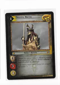LOTR TCG Special Printing Foreign Tournament Foil 12TF2 FRENCH Oriental Brutal - Picture 1 of 2