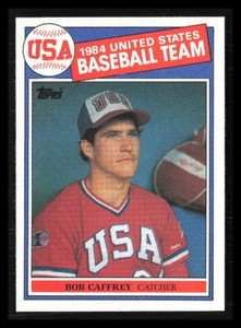 Bob Caffrey 1985 Topps #394  USA Rookie