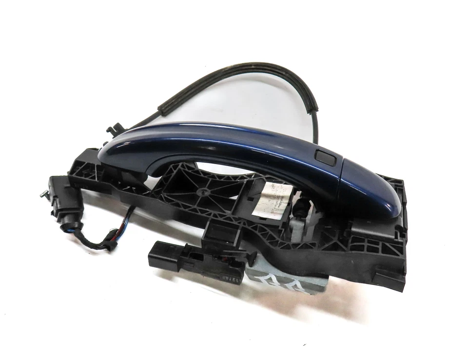 2008 AUDI Q7 (4L) MAÇANETA DE PORTA DE ENTRADA TRASEIRA DIREITA EXTERNA SEM CHAVE (AZUL) - Imagem 1 de 4