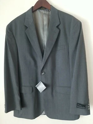 J. Ferrar Men's Modern Suited Separates Gray Blazer Jacket 2 Button Wool 42R NWT - Image 1 of 4