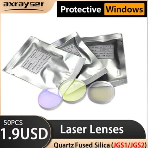 Laser Protective Windows 50pcs Lenses for Raytools JGS1 Optical Fused Silica New - Picture 1 of 6