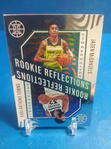 2020-21 Illusions Rookie Reflections Karl-Anthony Towns Jaden McDaniels #22 - Picture 1 of 3