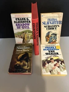FRANK G SLAUGHTER - Konvolut 5 alte Bücher (4 Taschenbücher + 1 Hardcover)  - Bild 1 von 8