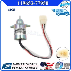 119653-77950 For 3TNE84 3TNE88 4TNE84 3TNV70 4TNV84 3TNV76 1x Fuel Stop Solenoid - Picture 1 of 14