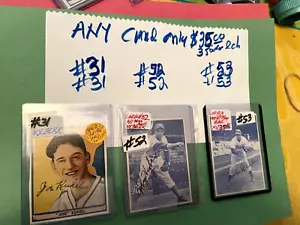 Autographed 1941 Playball CARDS ---3 NICE CARDS FOR SALE MUST SEE - Picture 1 of 8
