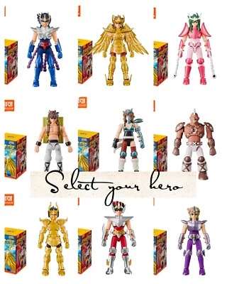 Saint Seiya Serie 1 Blokees Figura Caja Ciega Modelo Kit 4" de Alto Elige Tu Elección Foto 1 de 4