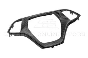 Carbon Fiber Steering Wheel 1Pc Button Cover Fits 14-19 Corvette C7 Replacement - Picture 1 of 10