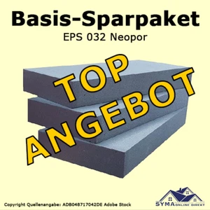 120m² Basis- Sparpaket 120mm WDVS Fassadendämmung Neopor EPS 032 - Bild 1 von 14