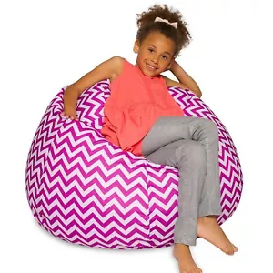 Posh Creations Bean Bag Chair for Kids Teens and Adults Includes Removable and - Picture 1 of 5