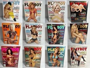 2005-2006 PLAYBOY Magazine LOT of 12: ALL 100% w/Centerfolds, Complete & VGC-NM! - Picture 1 of 24