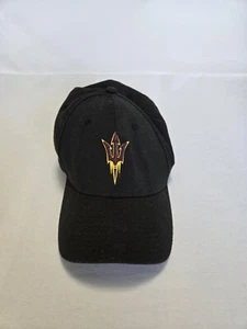 39Thirty New Era Arizona State Sun Devils BLACK Size Large/XL Hat ASU Stretch - Picture 1 of 5